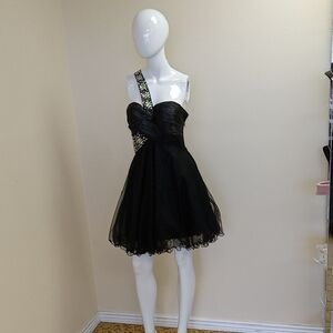 Source Unknown Black Prom Dress